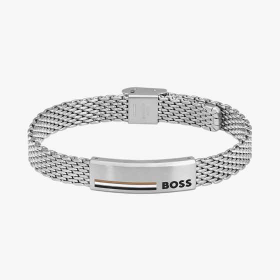BOSS Alen Silver Mesh Bracelet 1580611