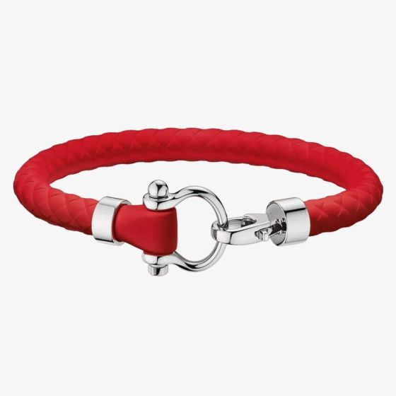 OMEGA Sailing Red Rubber Bracelet B34STA050960