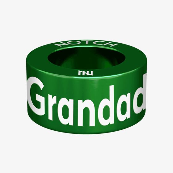 Notch Family Grandad Heart Green Charm 00008-GR
