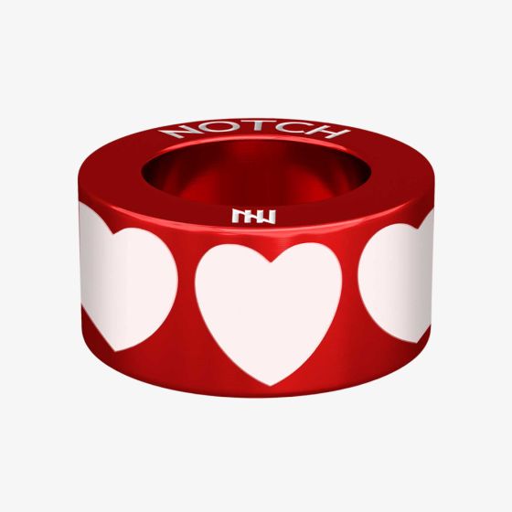 Notch Love Hearts Red Charm 00085-RE