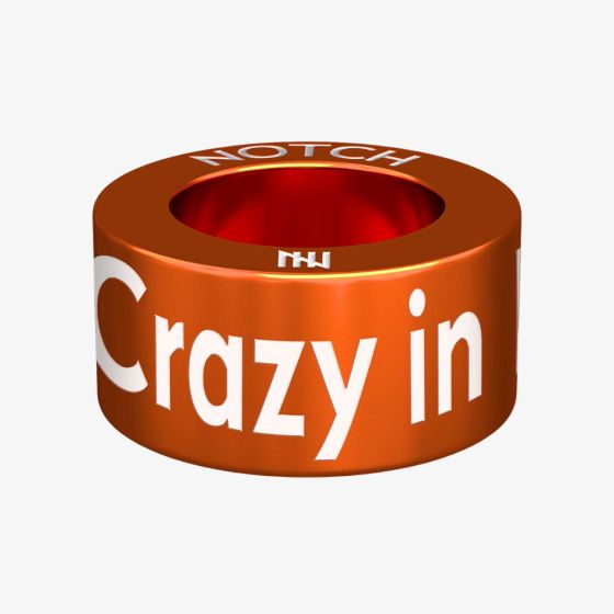 Notch Love Crazy In Love Heart Orange Charm 00094-OR