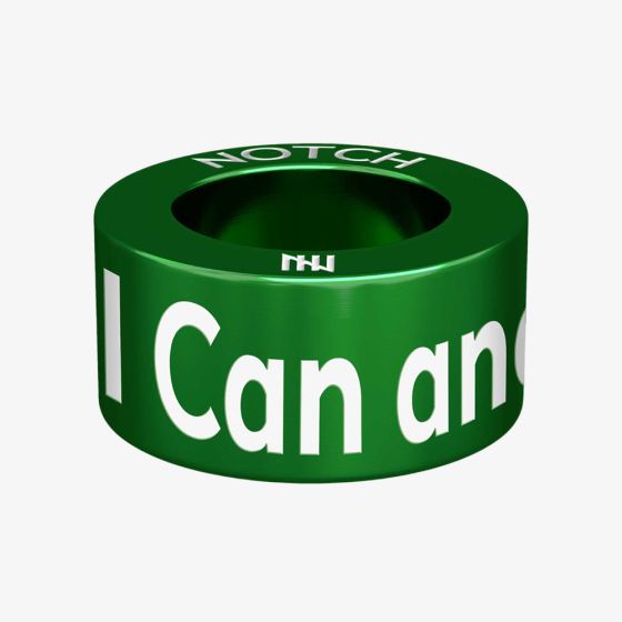 Notch Positivity I Can And I Will Green Charm 000121-GR