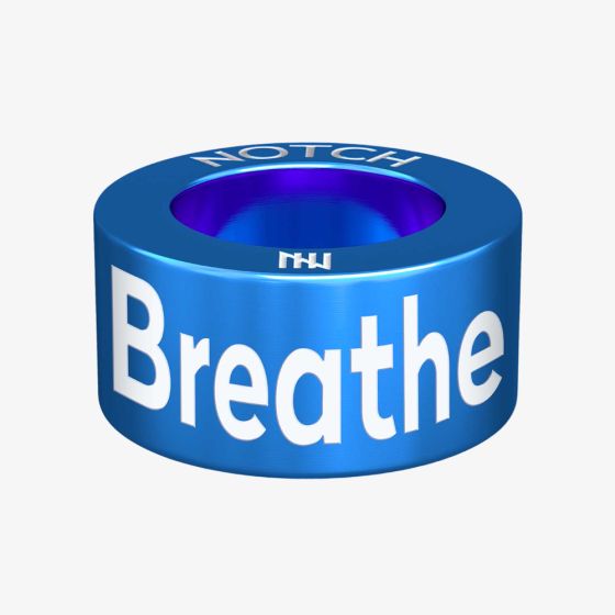 Notch Positivity Breathe Blue Charm 00122-DB