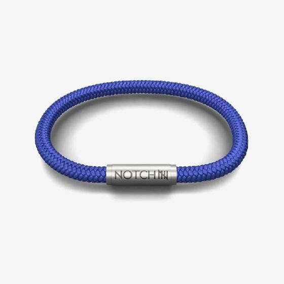 Notch Solid Blue Cord Bracelet BC-016-01