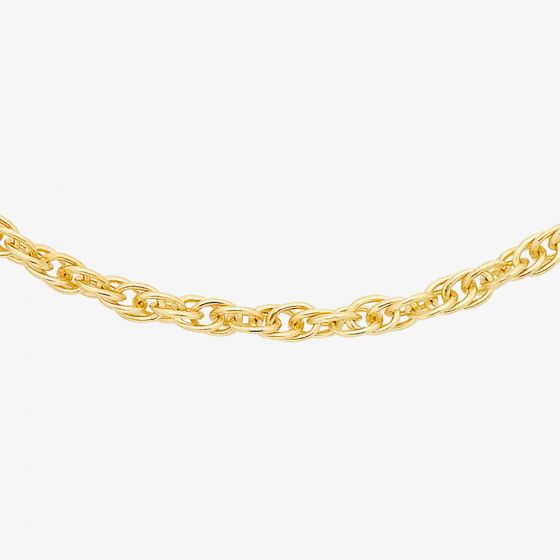 9ct Yellow Gold Prince of Wales Chain Necklace 1.12.1104