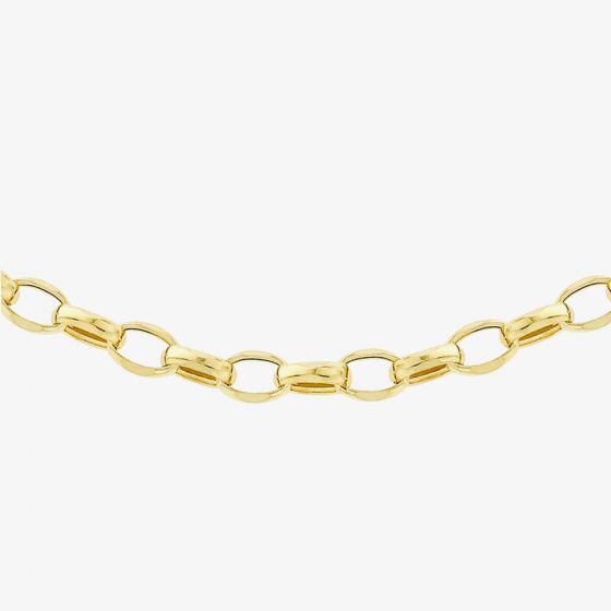 9ct Yellow Gold Oval Belcher Chain 1.14.5854