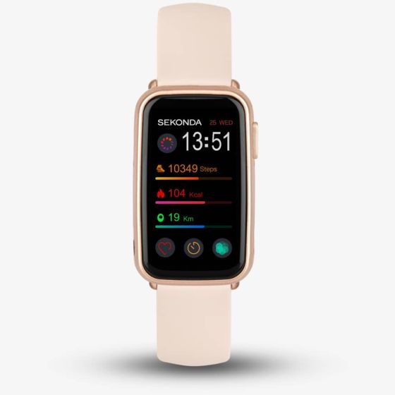 Sekonda Track Pink Rubber Smart Watch 30170
