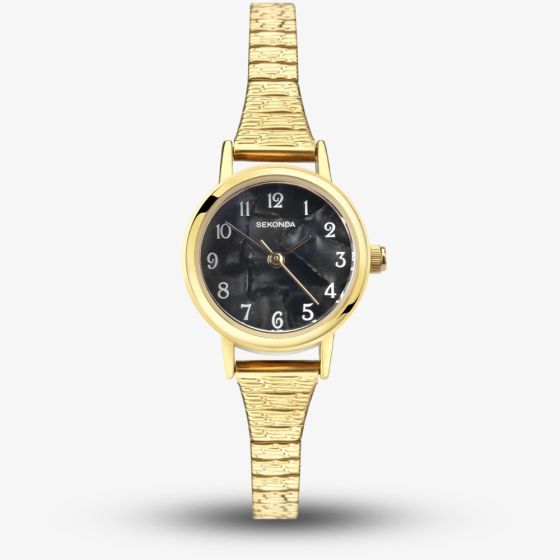 Sekonda Connolly Black Mother Of Pearl Expandable Watch 40677