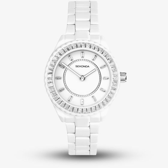 Sekonda Ladies Margot White Alloy Watch 40687