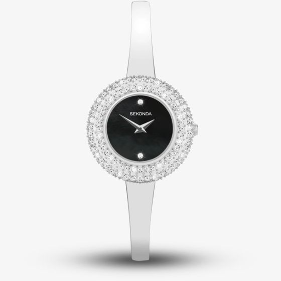 Sekonda Ladies Radiance Black Mother Of Pearl Dial Watch 40630