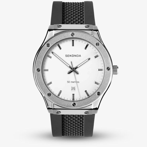 Sekonda Mens Titan White Dial Watch 30255