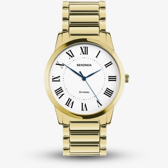 Sekonda Mens Beaumont Gold Plated Watch 30247