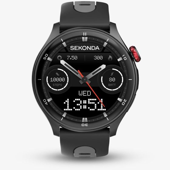 Sekonda Mens Active Pro Hybrid Black Smartwatch 30239
