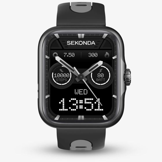 Sekonda Mens Motion Pro Black Smartwatch 30240