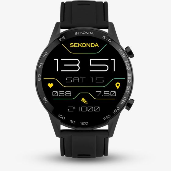 Sekonda Mens Active Plus Black Smartwatch 30155