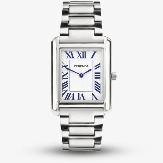 Sekonda Mens Clement Stainless Steel White Dial Watch 30272