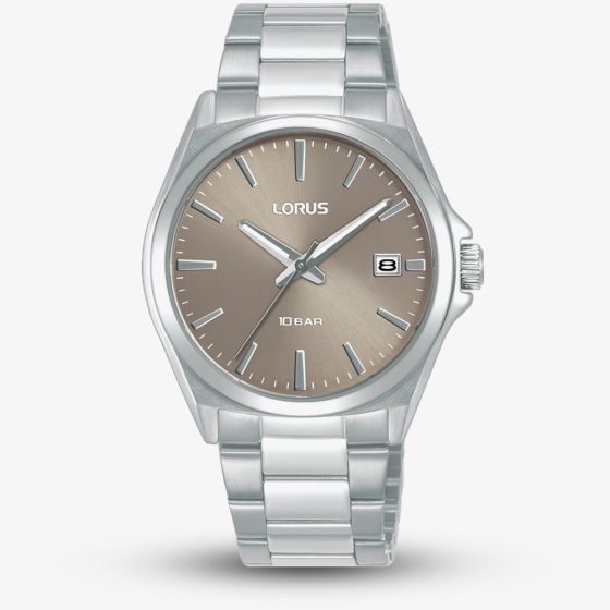 Lorus Ladies Sports Brown Dial Bracelet Watch RH961SX9