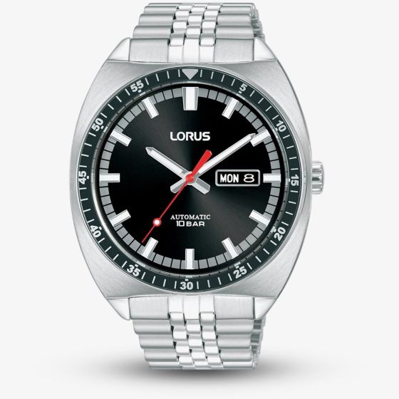 Lorus Ladies Automatic Black Retro Sports Watch RL439BX9