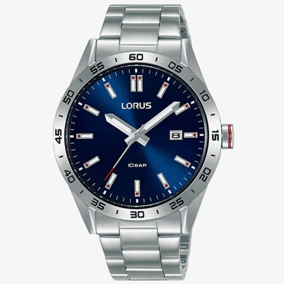 Lorus Mens Blue Dial Watch RH961NX9