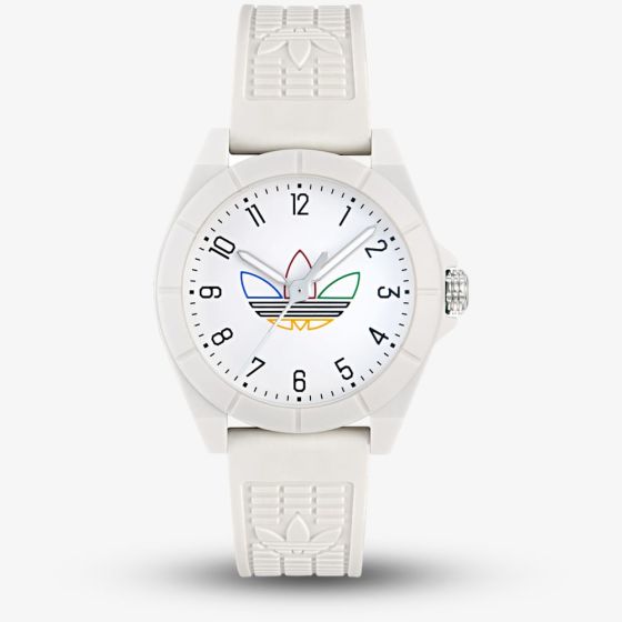 Adidas Unisex Project Four White Logo Watch AOST245702I