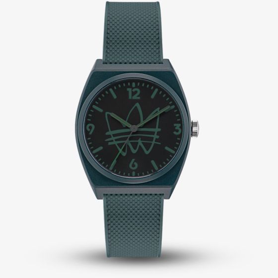 Adidas Unisex Project Two Green & Black Logo Watch AOST225662I