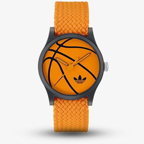 Adidas Game One Orange Fabric Strap Basketball Watch AOSY250262I