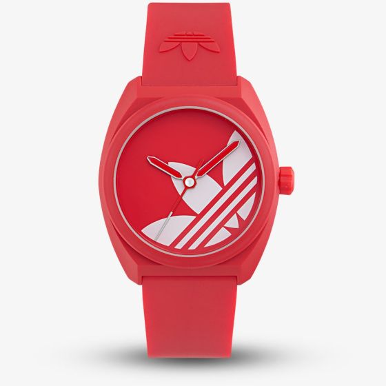 Adidas Project Three Red Strap Watch AOST260432I