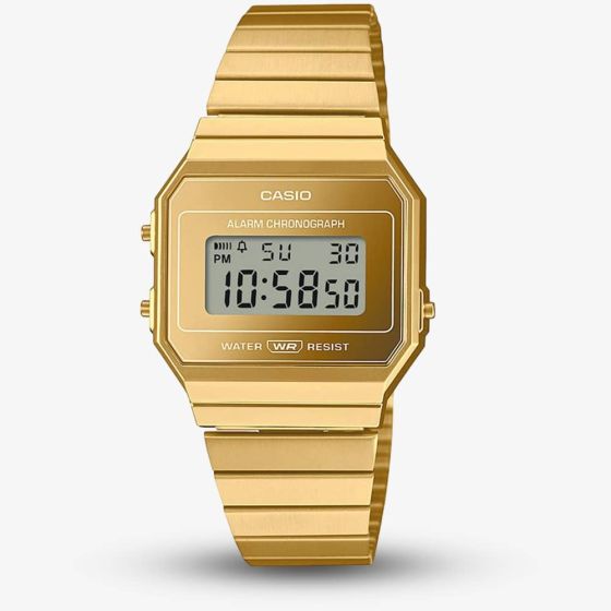 Casio Vintage Gold Plated Digital Display Watch A700WEVG-9AEF