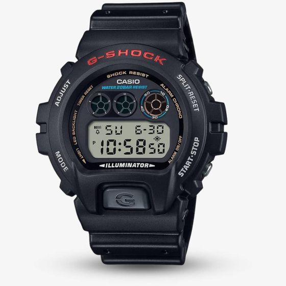 Casio G-Shock Core Black Rubber Digital Watch DW-6900U-1ER