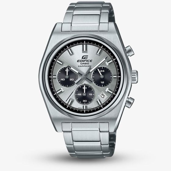 Casio Edifice Motorsports Silver Chronograph Watch EFB-730D-7AVUEF