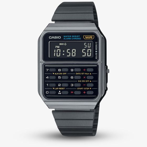 Casio Unisex Black Digital Calculator Watch CA-500WEGG-1BEF