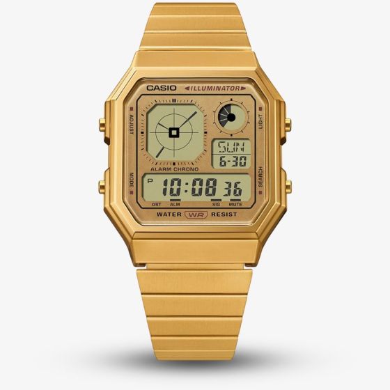 Casio Unisex Vintage Collection Gold Digital Watch A130WEG-9AEF
