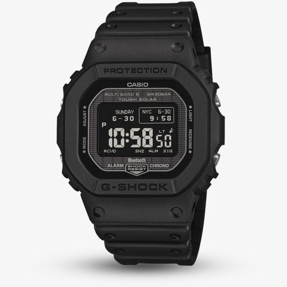 Casio Mens G-Shock 5600 Series Black Digital Solar Strap Watch GW-BX5600-1A1ER