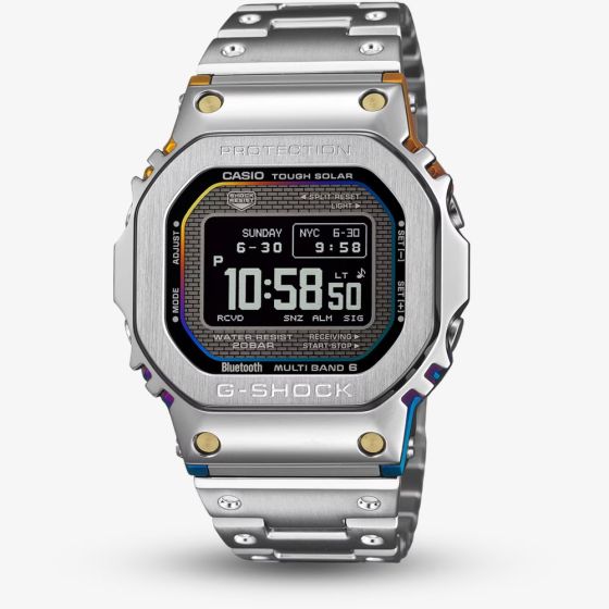 Casio Mens Limited Edition G-Shock 5000 Series Full Metal Rainbow Digital Watch GMW-BZ500RC-1ER