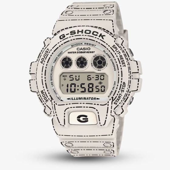 Casio G-Shock Origami White Digital Watch DW-5600RGM-5ER