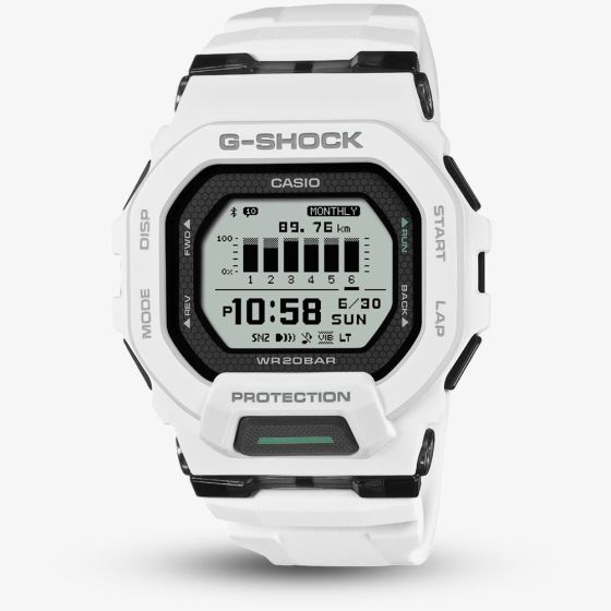 Casio G-Shock G-Squad Digital White Strap Smart Watch GBD-200-7ER