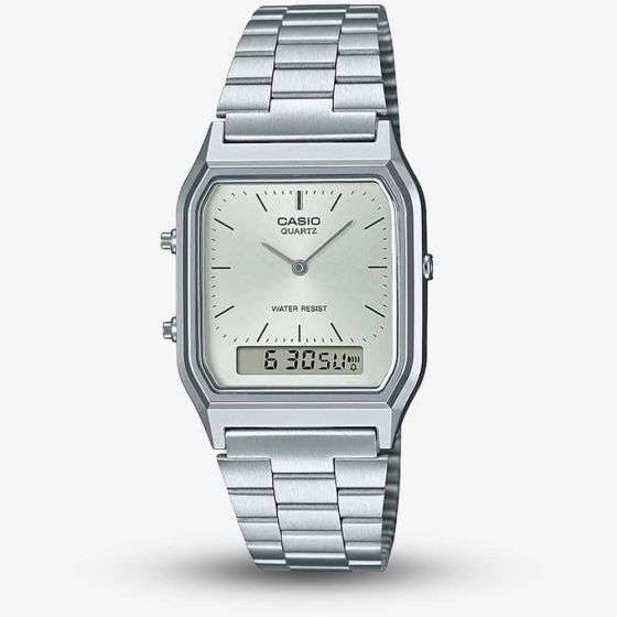 Casio Vintage Silver Watch AQ-230A-7AMQYES