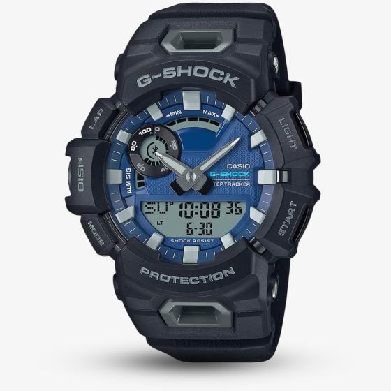 Casio G-Shock Black & Blue Dual Display Watch GBA-900CB-1AER