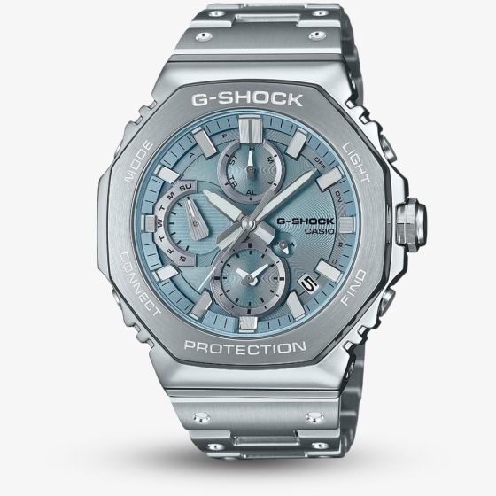 Casio Mens G-Shock Full Metal Blue Chronograph Watch GMC-B2100AD-2AER