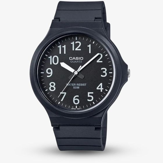 Casio Black Resin Classic Round Watch MW-240-1BVEF