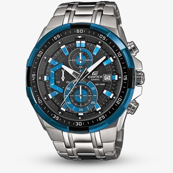 Casio Edifice Mens Blue & Black Chronograph Dial EFR-539D-1A2VUEF