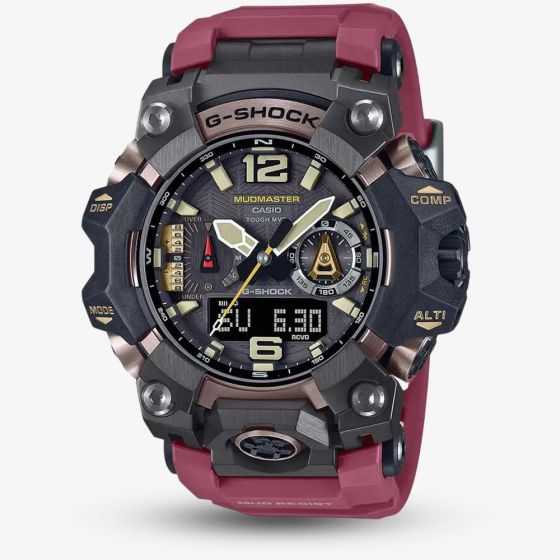 Casio G-Shock Mudmaster Red & Black Multi Function Watch GWG-B1000-1A4ER