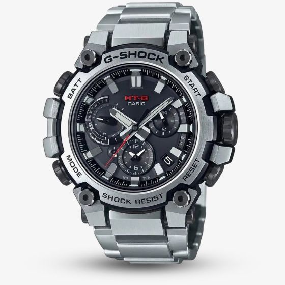 Casio G-Shock Silver & Black Chronograph Watch MTG-B3000D-1AER