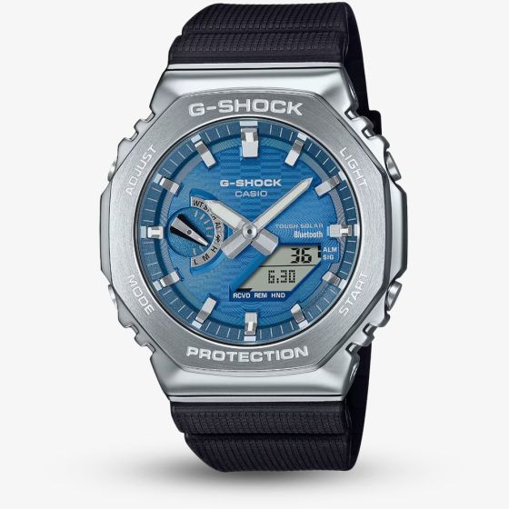 Casio G Shock G-Steel 2100 Series Vapour Blue Dial Watch GBM-2100A-2BER