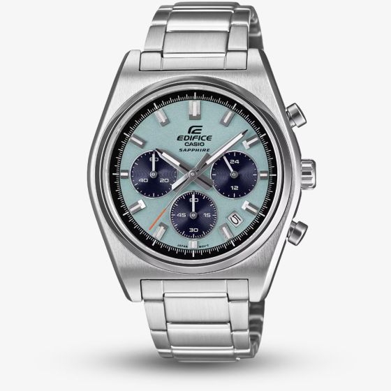 Casio Mens Edifice Classic Sports Car Chronograph Blue Bracelet Watch EFB-730D-2BVUEF