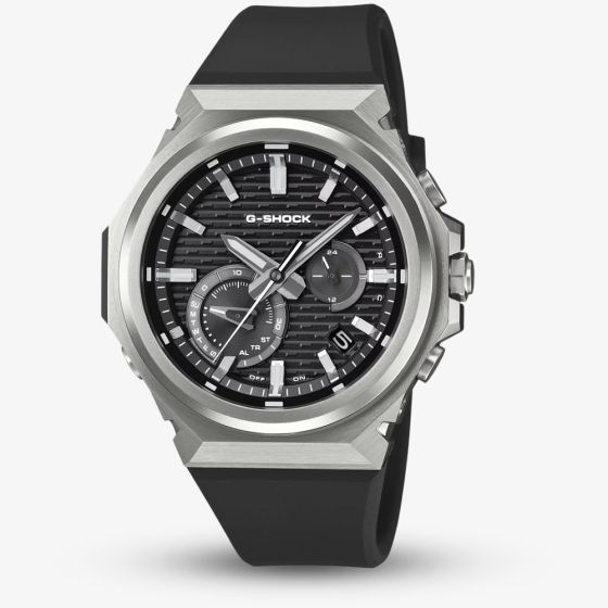 Casio Mens G-Shock Black Chronograph Dial Plastic Strap Watch GST-B1000-1AER