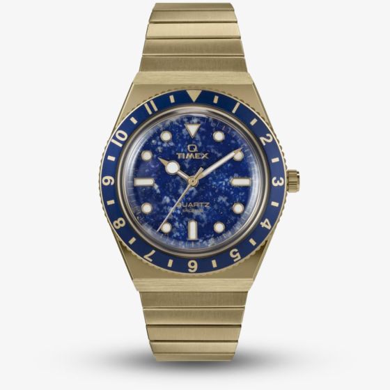 Timex Ladies Q Lapis Lazuli Dial Expandable Watch TW2V92400