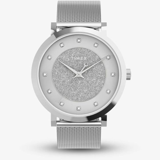 Timex Ladies Celestial Opulence Silver Watch TW2U67000