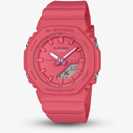 Casio G-Shock One Tone Fuschia Pink Rubber Watch GMA-P2100-4AER