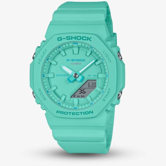 Casio G-Shock One Tone Turquoise Rubber Watch GMA-P2100-2AER